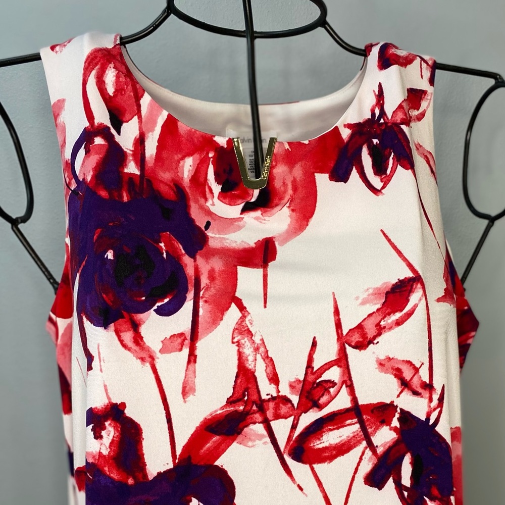 EUC Calvin Klein sleeveless blouse - Picture 2 of 5